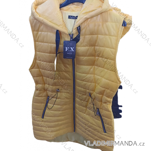 Vesta s kapucí bez rukávu dámská (S/M ONE SIZE) ITALSKá MóDA IM322400