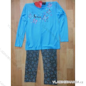 Pyžamo dámské dlouhé (m-xxl) IRIS FLOWER 26-610
