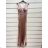 Šaty dlouhé elegantní bez rukávu dámské (S/M ONE SIZE) ITALSKÁ MÓDA IMPSH2480138 bílá S/M