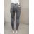 Rifle jeans dlouhé dámské (XS-XL) RE-DRESS RED22RE3619-b/DR M Šedá