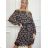 Šaty elegantný dlhý rukáv dámske (S/M ONE SIZE) TALIANSKA MÓDA IMPDY22JR15282