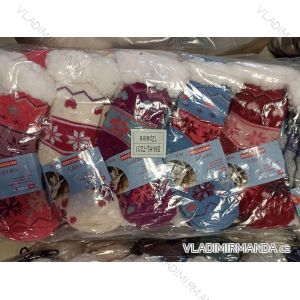 Ponožky zateplené bavlnou dětské dorost dívčí a chlapecké (26-28,29-32) LOOKEN LOK22SM-HL-7231