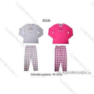 Pyžamo dlouhé dlouhý rukáv dámské (M-3XL) D2245