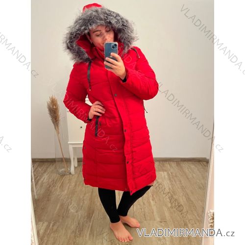 Bunda s kapucí dámská nadrozměr (L-4XL) BAT22anna