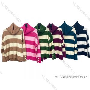 Gestrickter Rollkragenpullover für Damen mit langen Ärmeln (S/M ONE SIZE) ITALIAN FASHION IMPLM22143600085