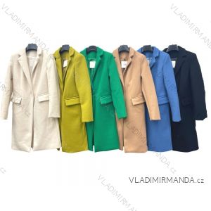 Kabát flaušový dlouhý rukáv dámský (S/M ONE SIZE) ITALSKÁ MÓDA IMPLM22411100030