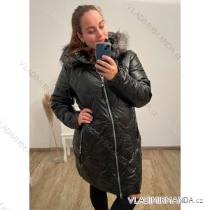 Bunda/kabát s kapucí dámská nadrozměr (M-3XL) BAT22noemi