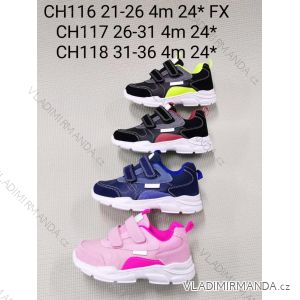 Botasky na suchý zips detské dorast dievčenské a chlapčenské (31-36) FSHOES OBUV OBF22CH118