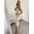 Šaty letní na ramínka dámské (S/M ONE SIZE) ITALSKÁ MÓDA IMPBB22B21841 S/M Black