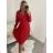Šaty elegantný dlhý rukáv dámske (S/M/L ONE SIZE) TALIANSKA MÓDA IMWB22222