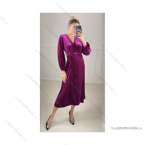 Šaty letní na ramínka dámské (S/M ONE SIZE) ITALSKÁ MÓDA IMPBB22B21841