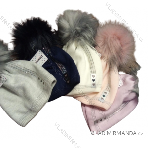 Warme Wintermütze für Mädchen (2-5 Jahre) POLAND PRODUCTION PV919012