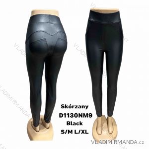 Legíny koženkové dlhé push-up dámske (S-XL) FYVFASHION FYV22D1130NM9