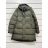 Bunda/kabát dlouhý rukáv dámský (S-2XL) ITALSKÁ MÓDA IMPSH222083
