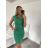 Šaty pouzdrové společenské elegantní bez rukávů dámské (S-2XL) ITALSKÁ MÓDA IMM211077A Green L