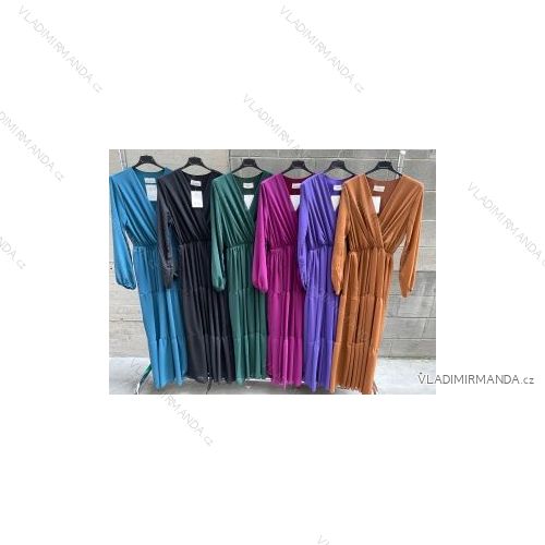 Šaty letní na ramínka dámské (S/M ONE SIZE) ITALSKÁ MÓDA IMPBB22B21841
