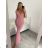 Šaty elegantní společenské na ramínka dámské (S/M ONE SIZE) ITALSKÁ MÓDA IM321608 Burgund S/M