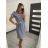 Women's Summer Cotton Short Sleeve Dress (S/M ONE SIZE) ITALIAN FASHION IM722253