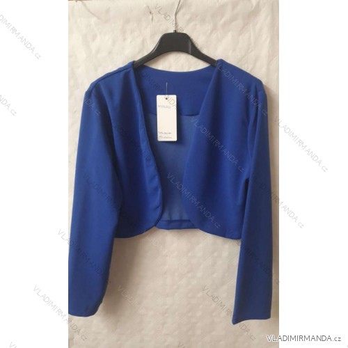 Bolerko dlouhý rukáv dámský (S/M/L ONE SIZE) ITALSKá MóDA IM322203/DR Modrá královská M/L