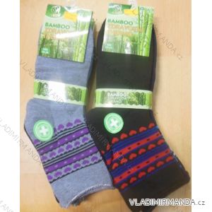 Ponožky teplé thermo zdravotní  bambusové dámské (35-42) AMZF  PB-5405
