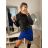 Šaty letní elegantní bez rukávu dámské (S/M ONE SIZE) ITALSKÁ MÓDA IMPHD228094 black L