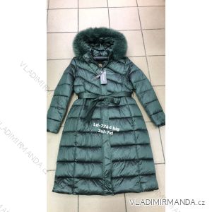 Kabát s kapucí dámský nadrozměr (3XL-7XL) LIBLAND LIB22LD-7744BIG
