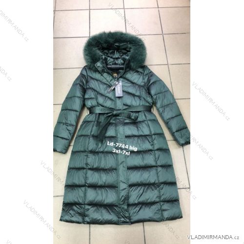 Kabát s kapucňou dámsky nadrozmer (3XL-7XL) LIBLAND LIB22LD-7744BIG