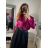 Body ala blouse elegant long sleeve women's (S/M ONE SIZE) ITALIAN FASHION IMM22LS17519 black S/M