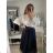Body ala blouse elegant long sleeve women's (S/M ONE SIZE) ITALIAN FASHION IMM22LS17519 black S/M