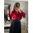 Body ala blouse elegant long sleeve women's (S/M ONE SIZE) ITALIAN FASHION IMM22LS17519 black S/M