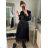 Body ala blouse elegant long sleeve women's (S/M ONE SIZE) ITALIAN FASHION IMM22LS17519 black S/M
