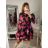 Šaty elegantný dlhý rukáv dámske (S/M ONE SIZE) TALIANSKA MÓDA IMWGS223253