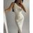 Šaty letní na ramínka dámské (S/M ONE SIZE) ITALSKÁ MÓDA IMPBB22B21841