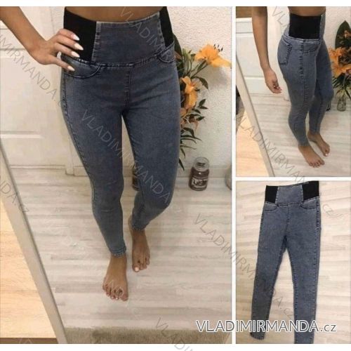 Rifle jeans dámske pás na gumu (26-32) M.SARA MA522MSG2910B