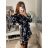 Women's Long Stretch Sleeveless Summer Dress (S / M / L ONE SIZE) ITALIAN FASHION IMWC222492 black S/M