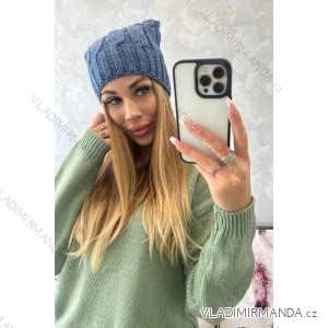 Iwona K221 denim cap with fleece