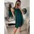 Šaty letní na ramínka dámské (S/M ONE SIZE) ITALSKÁ MÓDA IMPBB22B21841 béžová S/M