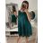 Šaty letní na ramínka dámské (S/M ONE SIZE) ITALSKÁ MÓDA IMPBB22B21841 béžová S/M