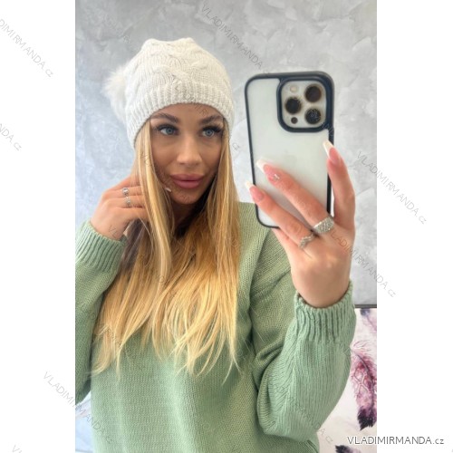 Čepice s fleecem Mariola K246 bílá