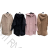 Kabát alpaka s kapucí dámský (S/M/L ONE SIZE) ITALSKÁ MÓDA IMD22918 XL/2XL Brown