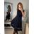 Šaty elegantní letní bez rukávu dámské (S/M/L ONE SIZE) ITALSKÁ MÓDA IM322SIMONE
