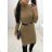 Sommerkleid Langarm geblümte Damen (UNI S / L) ITALIAN FASHION IMK20150