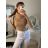 Damen Langarm Pullover (S / M ONE SIZE) ITALIAN FASHION IMM219072