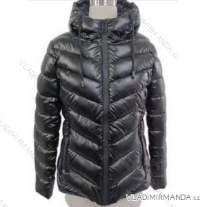 Bunda s kapucňou dlhý rukáv dámske (S-2XL) TALIANSKA MÓDA IMPSS22D2-3832