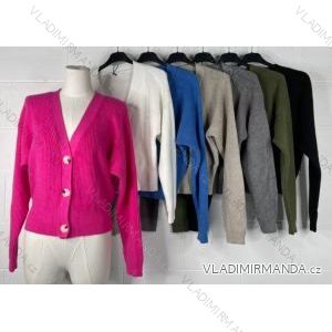 Svetr dlouhý rukáv dámský (S/M ONE SIZE) ITALSKÁ MÓDA IMPBB22Z5227