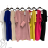Shirt 3/4 sleeve ladies strip (4XL/5XL ONE SIZE) ITALSKÁ MÓDA IM422026