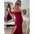 Elegant formal dress with straps for women (S / M ONE SIZE) ITALIAN FASHION IM321576