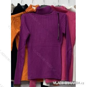 Svetr s rolákem dlouhý rukáv dámské (S/M ONE SIZE) ITALSKÁ MÓDA IMWAA223655
