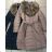 Kabát zimní dámský nadrozměr (3XL-7XL) LIBLAND LIB22LD-5528