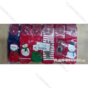 Ponožky thermo vánoční dětské dorost dívčí a chlapecké (28-35) AURA.VIA AUR22SGV8900
